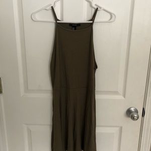 ARMY GREEN FOREVER 21 DRESS